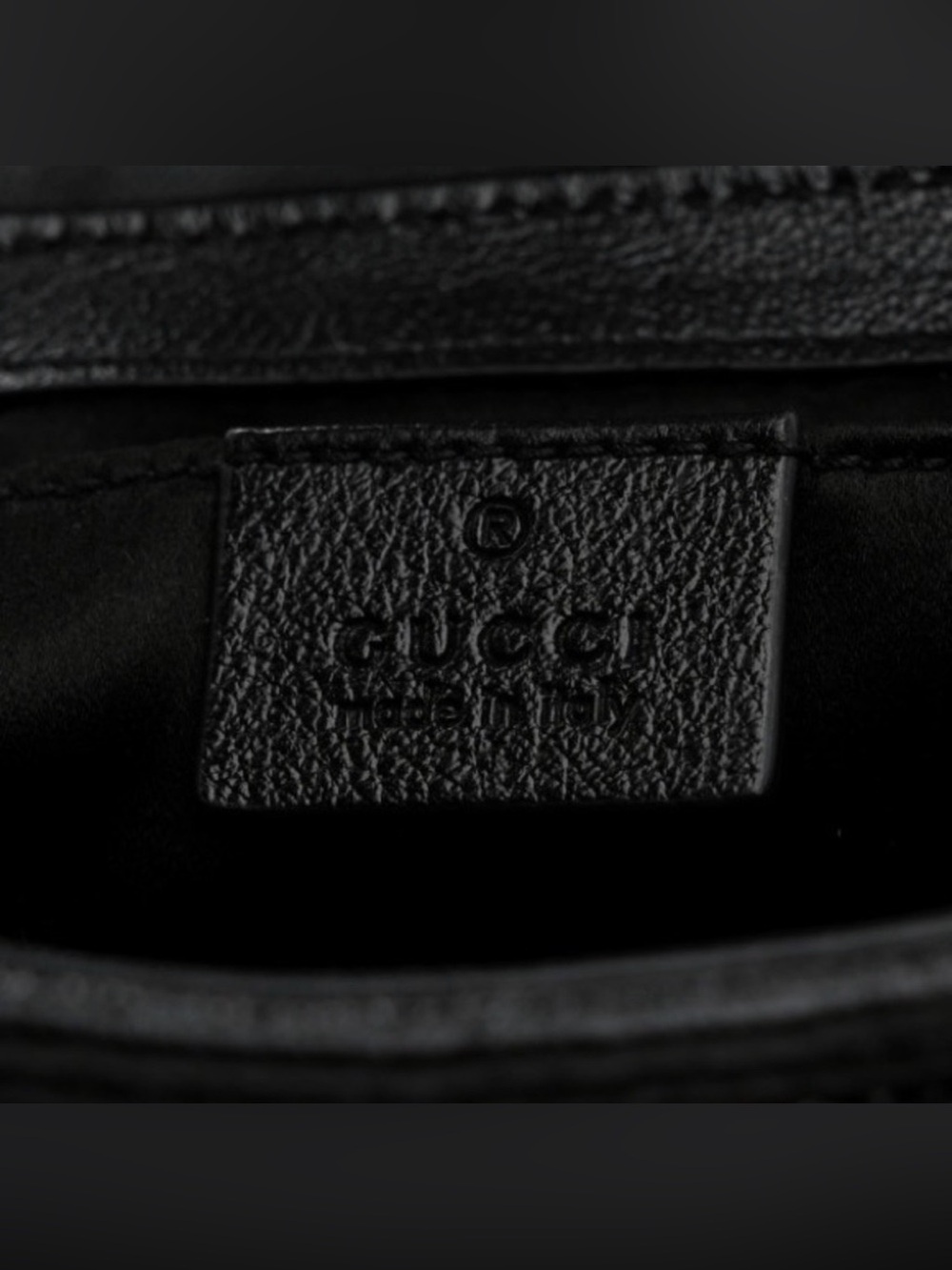 Gucci Black Sequin Shoulder Bag with Silver Double G Chain - Picture 5 of 6